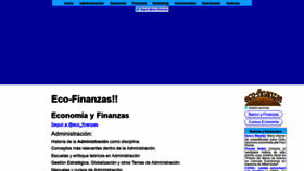 What Eco-finanzas.com website looked like in 2019 (4 years ago)