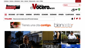 What Elvocero.com website looked like in 2019 (4 years ago)