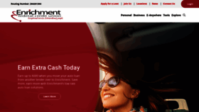 What Enrichmentfcu.org website looked like in 2019 (4 years ago)
