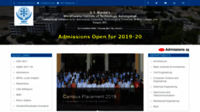 What Engg.mit.asia website looked like in 2019 (4 years ago)