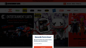 What Entertainmentearth.com website looked like in 2019 (4 years ago)