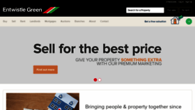 What Entwistlegreen.co.uk website looked like in 2019 (5 years ago)