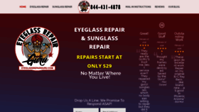 What Eyeglassrepairguru.com website looked like in 2019 (4 years ago)