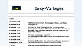 What Easy-vorlagen.de website looked like in 2019 (4 years ago)
