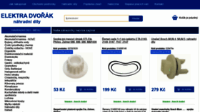 What Elektra-dvorak.cz website looked like in 2019 (4 years ago)