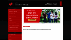 What Ecampus.intimal.edu.my website looked like in 2019 (4 years ago)