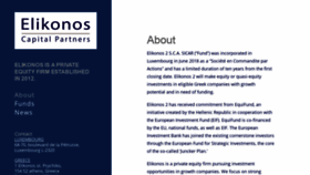 What Elikonos.com website looked like in 2019 (4 years ago)