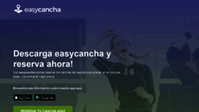 What Easycancha.cl website looked like in 2019 (4 years ago)