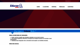 What Educarweb.net.br website looked like in 2019 (4 years ago)