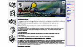 What Electrodraw.be website looked like in 2019 (4 years ago)
