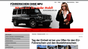 What Eu-fs-ohne-mpu.de website looked like in 2019 (5 years ago)