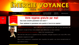 What Energie-voyance.com website looked like in 2019 (4 years ago)