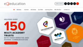 What E4education.co.uk website looked like in 2019 (4 years ago)