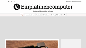 What Einplatinencomputer.com website looked like in 2019 (4 years ago)