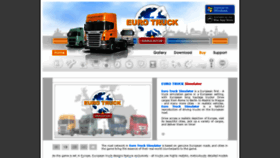 What Eurotrucksimulator.com website looked like in 2019 (4 years ago)