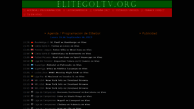 What Elitegoltv.org website looked like in 2019 (4 years ago)