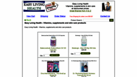 What Easylivinghealth.com website looked like in 2019 (4 years ago)