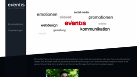 What Eventis.ch website looked like in 2019 (4 years ago)