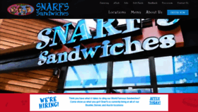 What Eatsnarfs.com website looked like in 2019 (4 years ago)