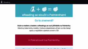What Ereading.cz website looked like in 2019 (4 years ago)