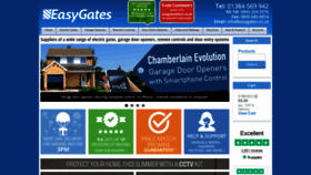 What Easygates.co.uk website looked like in 2019 (4 years ago)