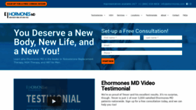 What Ehormones.com website looked like in 2019 (4 years ago)