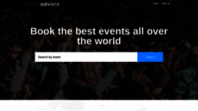 What Eventadvisor.com website looked like in 2019 (4 years ago)