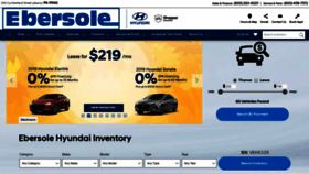 What Ebersolehyundai.com website looked like in 2019 (4 years ago)