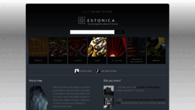 What Estonica.org website looked like in 2019 (4 years ago)