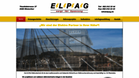 What Elpag.ch website looked like in 2019 (4 years ago)