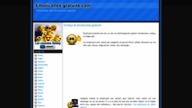 What Emoticones-gratuits.com website looked like in 2019 (4 years ago)
