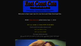 What Eastcoastcats.com website looked like in 2019 (4 years ago)