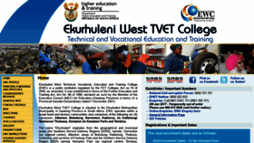 What Ewc.edu.za website looked like in 2019 (4 years ago)