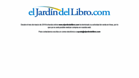What Eljardindellibro.com website looked like in 2019 (4 years ago)