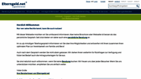 What Elterngeld.net website looked like in 2019 (4 years ago)