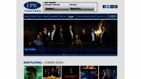 What Epictheatres.com website looked like in 2019 (4 years ago)