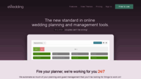 What Ewedding.com website looked like in 2019 (4 years ago)
