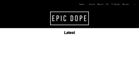 What Epicdope.com website looked like in 2019 (4 years ago)
