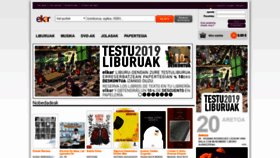 What Elkar.eus website looked like in 2019 (6 years ago)