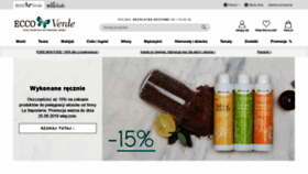 What Ecco-verde.pl website looked like in 2019 (4 years ago)