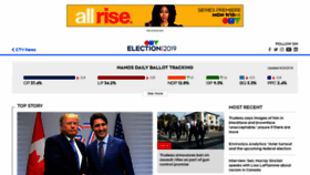What Election.ctvnews.ca website looked like in 2019 (4 years ago)