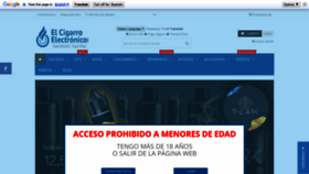 What Elcigarroelectronico.com website looked like in 2019 (4 years ago)