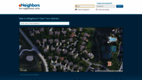 What Eneighbors.com website looked like in 2019 (4 years ago)