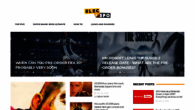 What Elecspo.com website looked like in 2019 (4 years ago)