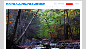What Escuelasabaticamaestros.com website looked like in 2019 (4 years ago)