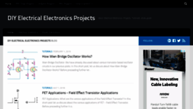 What Electricalbasicprojects.com website looked like in 2019 (4 years ago)