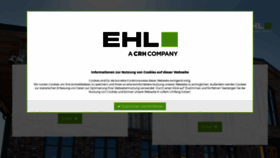 What Ehl.de website looked like in 2019 (4 years ago)