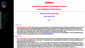 What Eugenesoftware.org website looked like in 2019 (4 years ago)