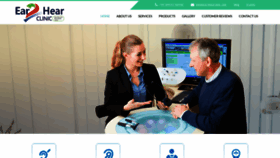What Ear2hearclinic.com website looked like in 2019 (4 years ago)