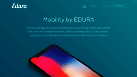 What Edura.app website looked like in 2019 (4 years ago)
